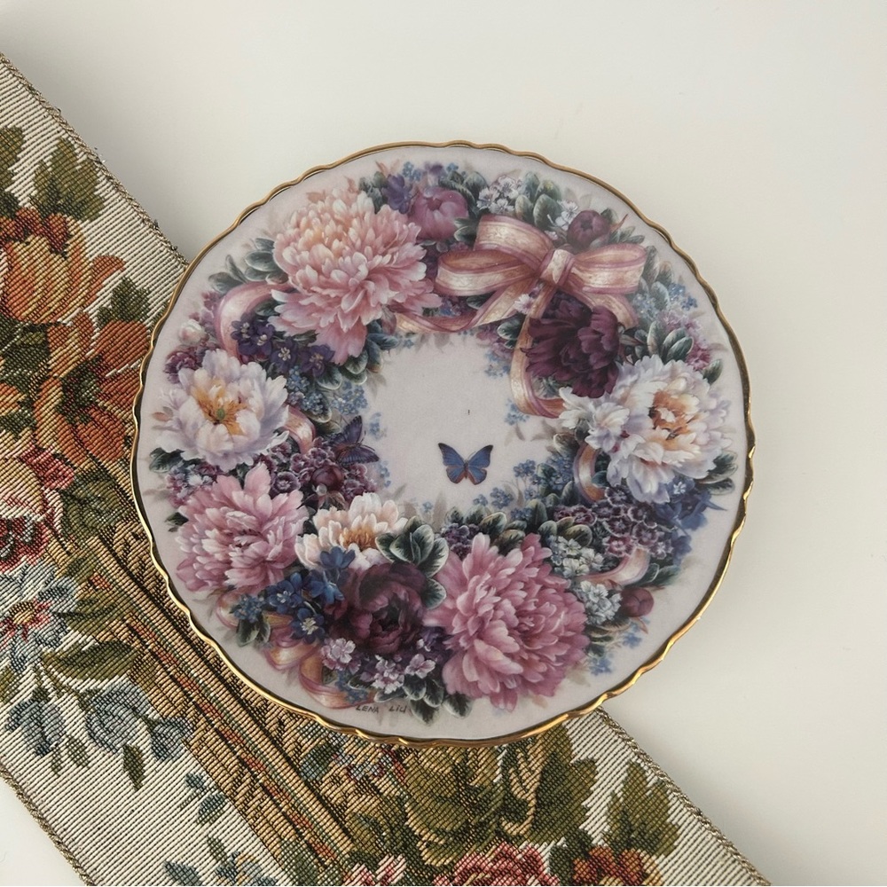 Vtg circle of life lena liu plate